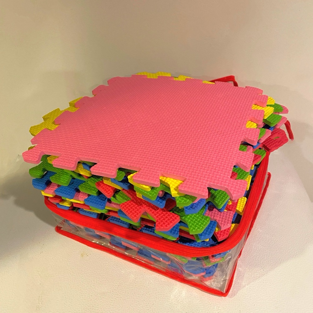 Colorful Interlocking Foam Play Mat for Kids
